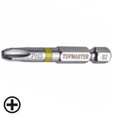 TOPMASTER Set 2 biti cruce PH3 prindere hexagonala..